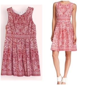 Established Brand Red Dress With Back Cutouts
